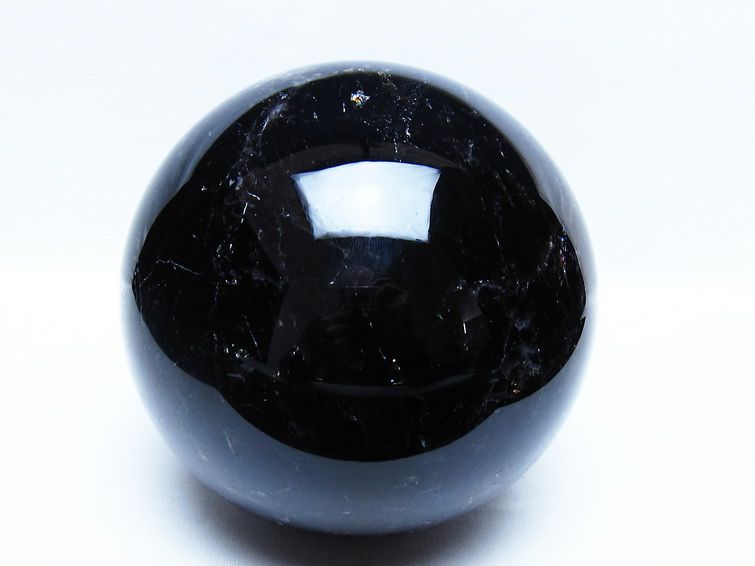 3Kg モリオン 黒水晶 丸玉 133mm スフィア 一点物 161-962 【sold out】