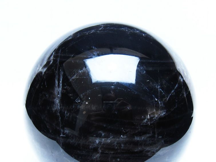 3.6Kg モリオン 黒水晶 丸玉 140mm スフィア 一点物 161-964