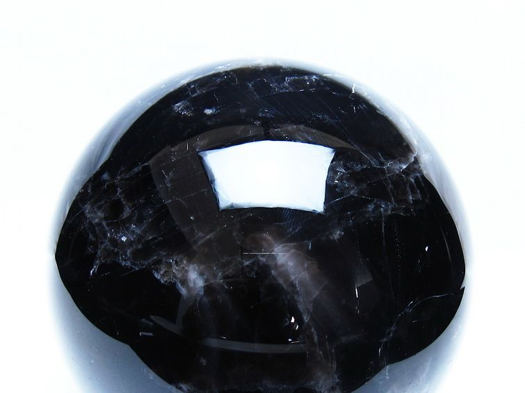 2.7Kg モリオン 黒水晶 丸玉 130mm スフィア 一点物 161-966 【sold out】