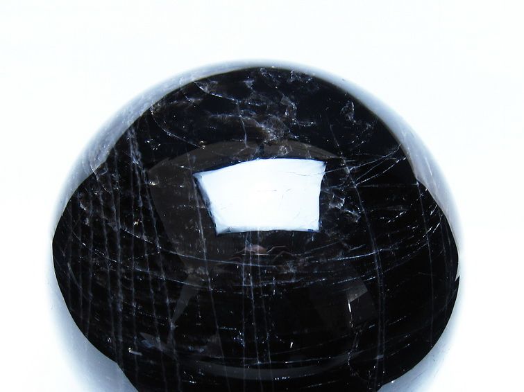 4.8Kg モリオン 黒水晶 丸玉 155mm スフィア 一点物 161-977
