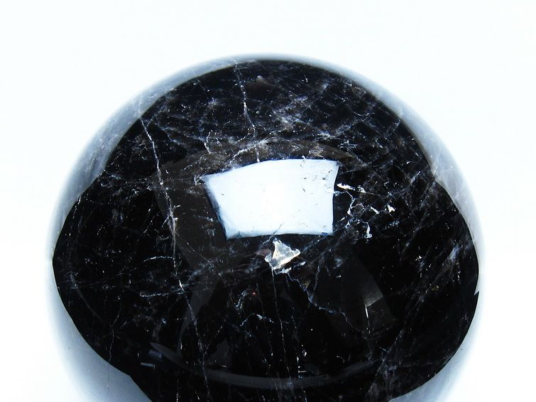 5.5Kg モリオン 黒水晶 丸玉 165mm スフィア 一点物 161-982