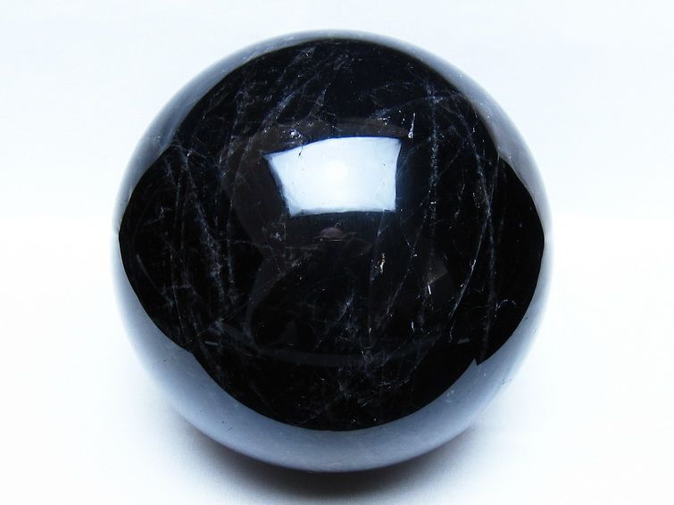 5.3Kg モリオン 黒水晶 丸玉 160mm スフィア 一点物 161-983 [sold out]