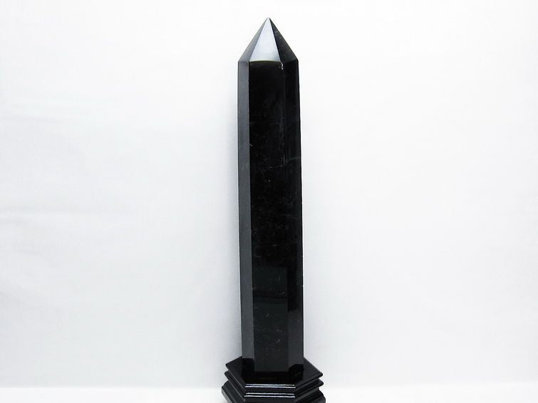 黒水晶 六角柱 ［モリオン］ モリオン△黒水晶】六角柱◇ポイント◇タワー◇魔除け◇邪気払い