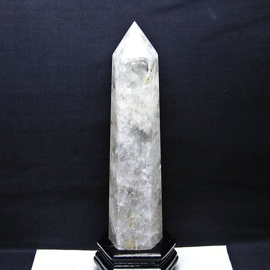 2.2Kg 水晶 六角柱 台座付属 ポイント 置物 原石 一点物 162-454