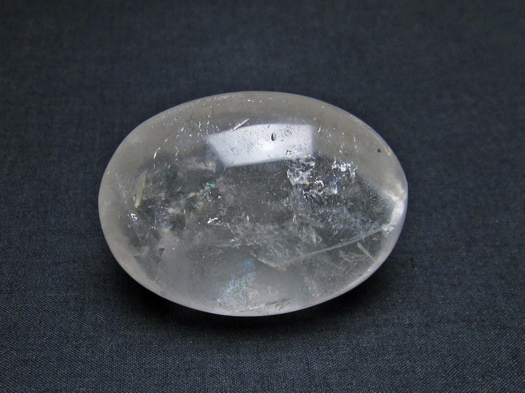 水晶 タンブル 原石 虹入り 一点物 171-3457