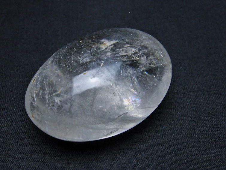 水晶 タンブル 原石 虹入り 一点物 171-3457