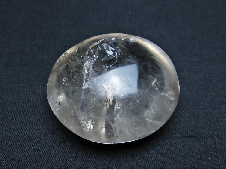 水晶 タンブル 原石 虹入り 一点物 171-3487