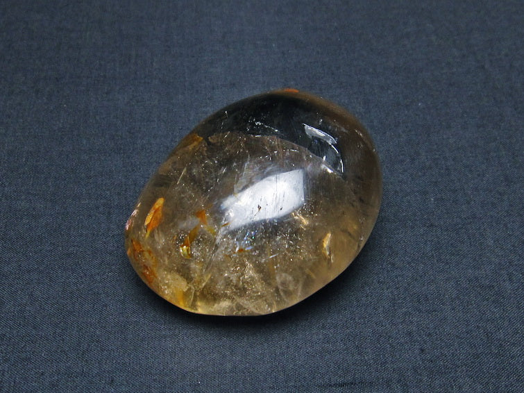 スモーキークォーツ タンブル 煙水晶 原石 虹入り 一点物 171-3556