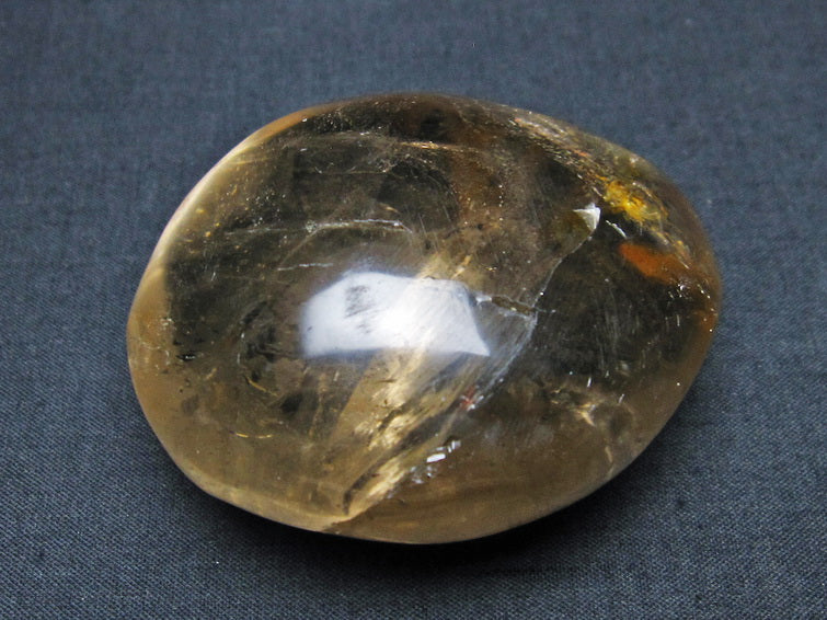 スモーキークォーツ タンブル 煙水晶 原石 虹入り 一点物 171-3556