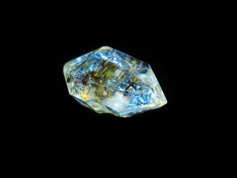オイルインクォーツ 原石 石油入り 水晶 171-5027
