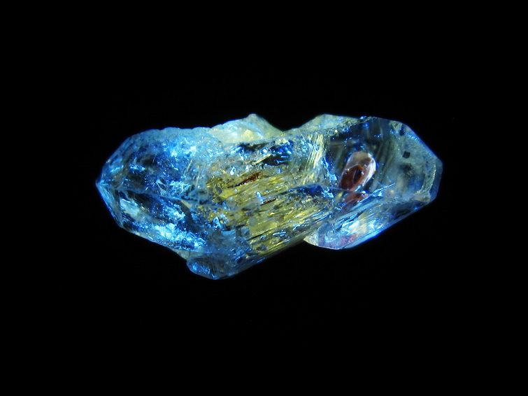 オイルインクォーツ 原石 石油入り 水晶 171-5087