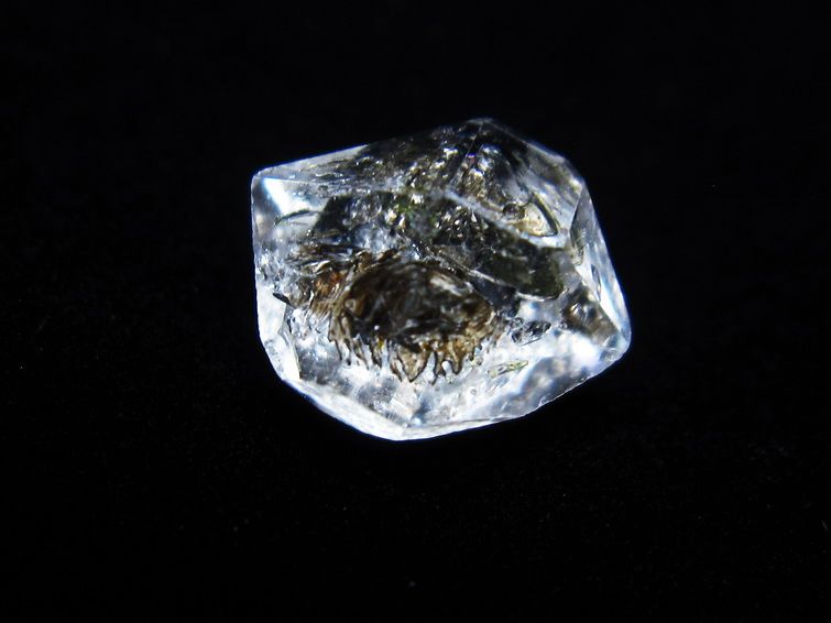 オイルインクォーツ 原石 石油入り 水晶 171-5170