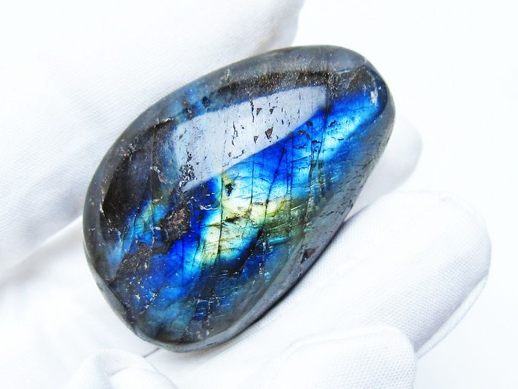 ラブラドライト 原石 タンブル 一点物 171-6093 [sold out]