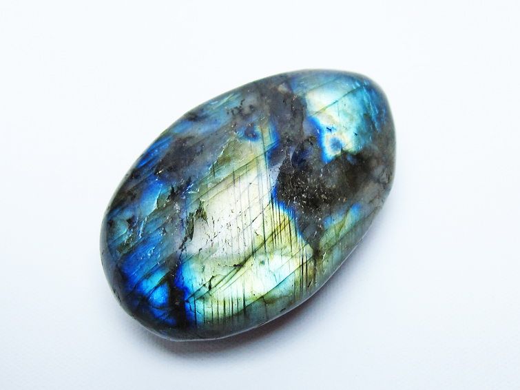 ラブラドライト 原石 タンブル 一点物 171-6095 [sold out]