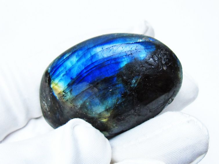 ラブラドライト 原石 タンブル 一点物 171-6112 [sold out]
