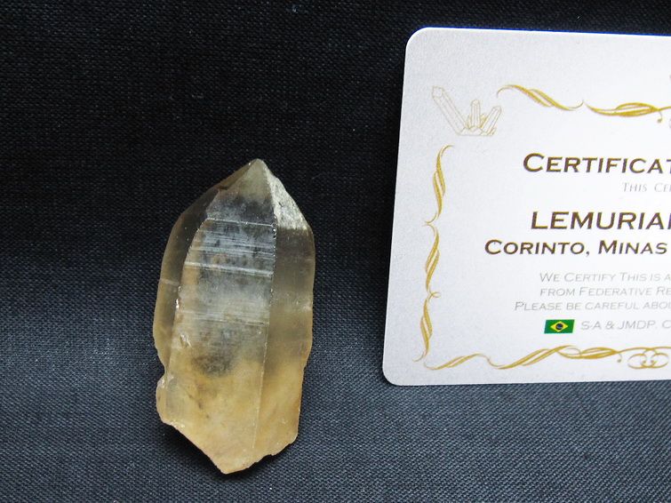 レムリアンシード シトリンクォーツ 原石 ブラジル ミナスジェライス州 コリント産 一点物 171-7267