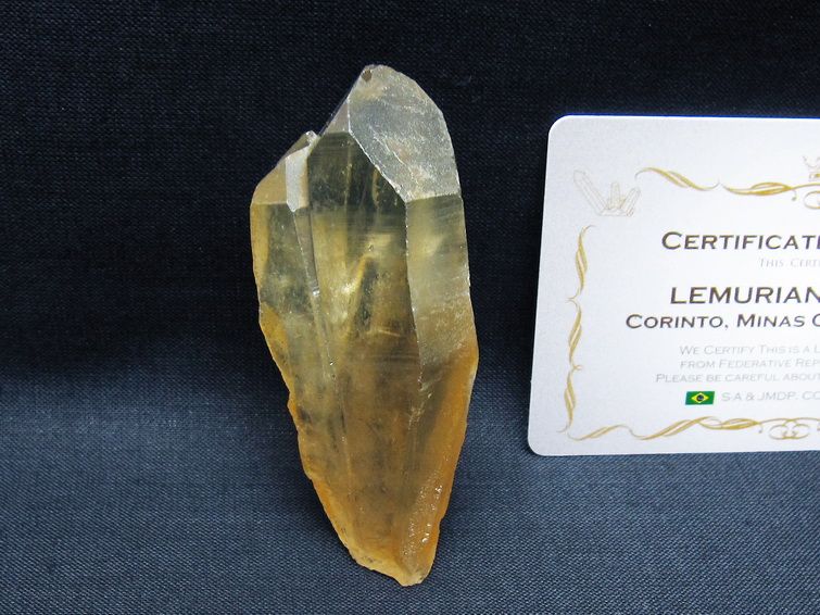 レムリアンシード シトリンクォーツ 原石 ブラジル ミナスジェライス州 コリント産 一点物 171-7281