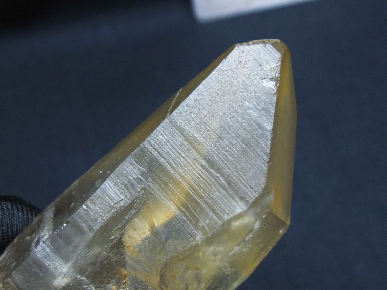 シトリンクォーツ 原石 ポイント レムリアンシード水晶 ブラジル ミナスジェライス州 コリント産 一点物 171-7282