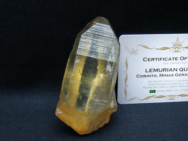 レムリアンシード シトリンクォーツ 原石 ブラジル ミナスジェライス州 コリント産 一点物 171-7294