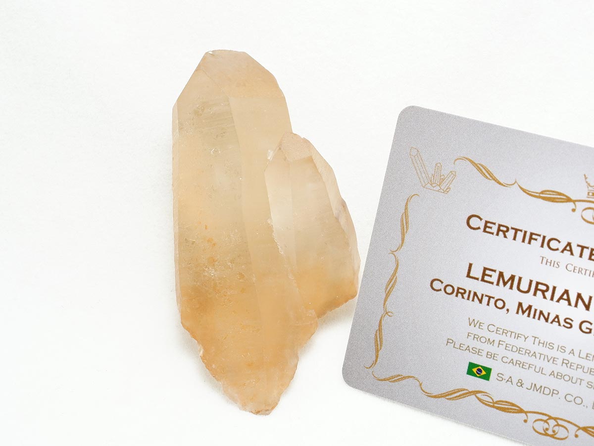 レムリアンシード シトリンクォーツ 原石 ブラジル ミナスジェライス州 コリント産 一点物 171-7306