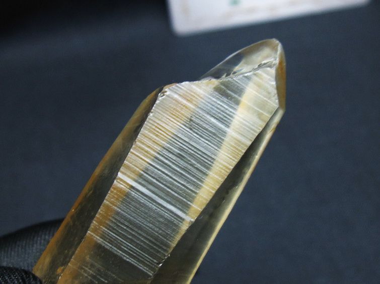 シトリンクォーツ 原石 ポイント レムリアンシード水晶 ブラジル ミナスジェライス州 コリント産 一点物 171-7318