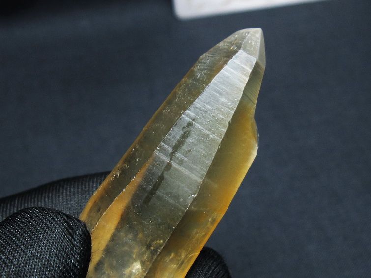 シトリンクォーツ 原石 ポイント レムリアンシード水晶 ブラジル ミナスジェライス州 コリント産 一点物 171-7318