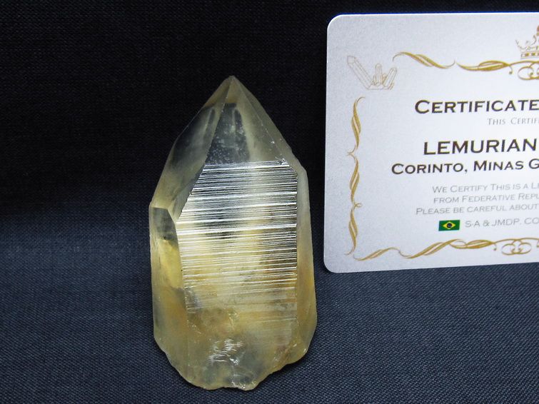 レムリアンシード シトリンクォーツ 原石 ブラジル ミナスジェライス州 コリント産 一点物 171-7326