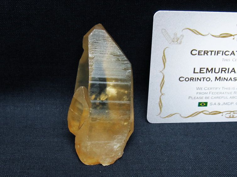 レムリアンシード シトリンクォーツ 原石 ブラジル ミナスジェライス州 コリント産 一点物 171-7328