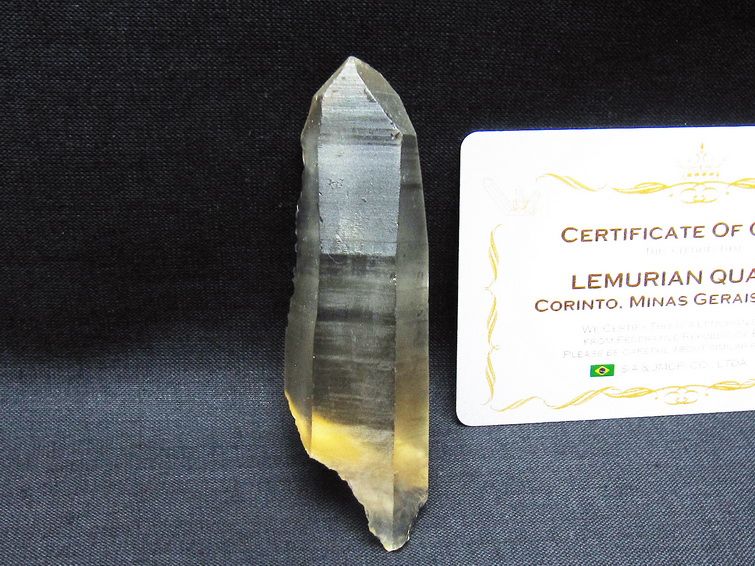 レムリアンシード シトリンクォーツ 原石 ブラジル ミナスジェライス州 コリント産 一点物 171-7337