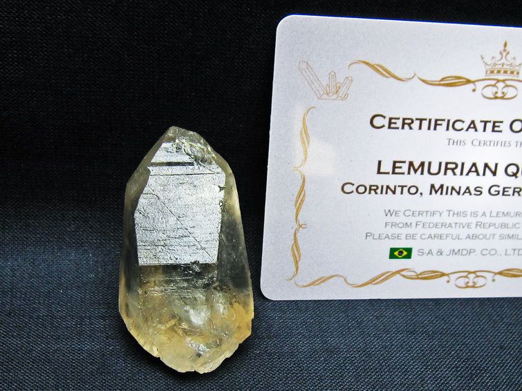 レムリアンシード スモーキークォーツ 原石 ブラジル ミナスジェライス州 コリント産 一点物 171-7446