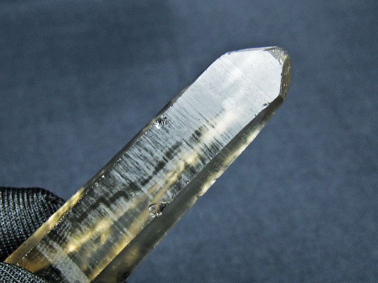 スモーキークォーツ 原石 ポイント レムリアンシード水晶 ブラジル ミナスジェライス州 コリント産 一点物 171-7456