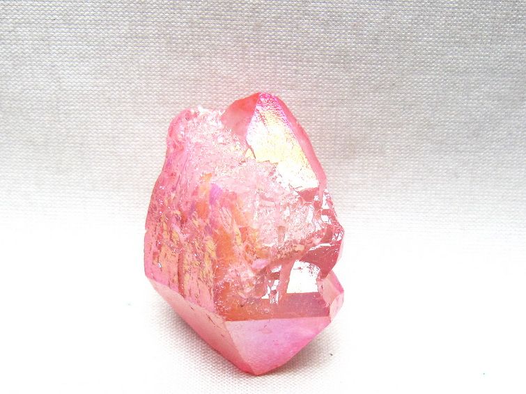 オーラクリスタル 原石 ローズピンク エレスチャル オーラ水晶 一点物 171-8591