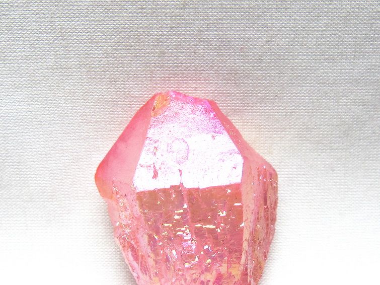 オーラクリスタル 原石 ローズピンク エレスチャル オーラ水晶 一点物 171-8591