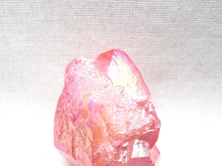 オーラクリスタル 原石 ローズピンク エレスチャル オーラ水晶 一点物 171-8591