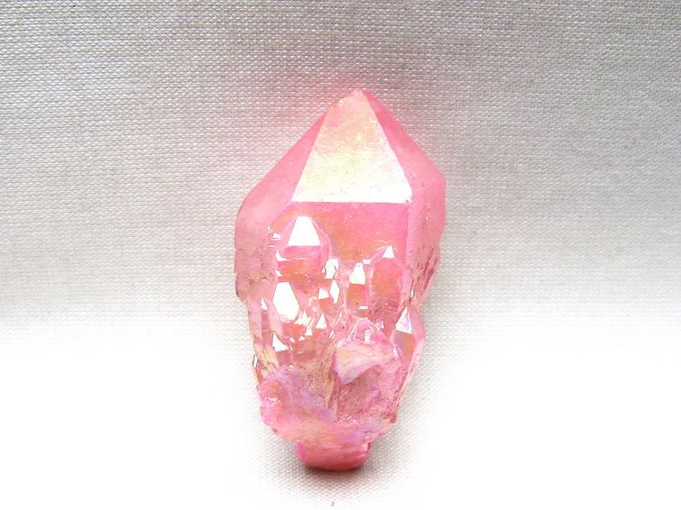 オーラクリスタル 原石 ローズピンク エレスチャル オーラ水晶 一点物 171-8592