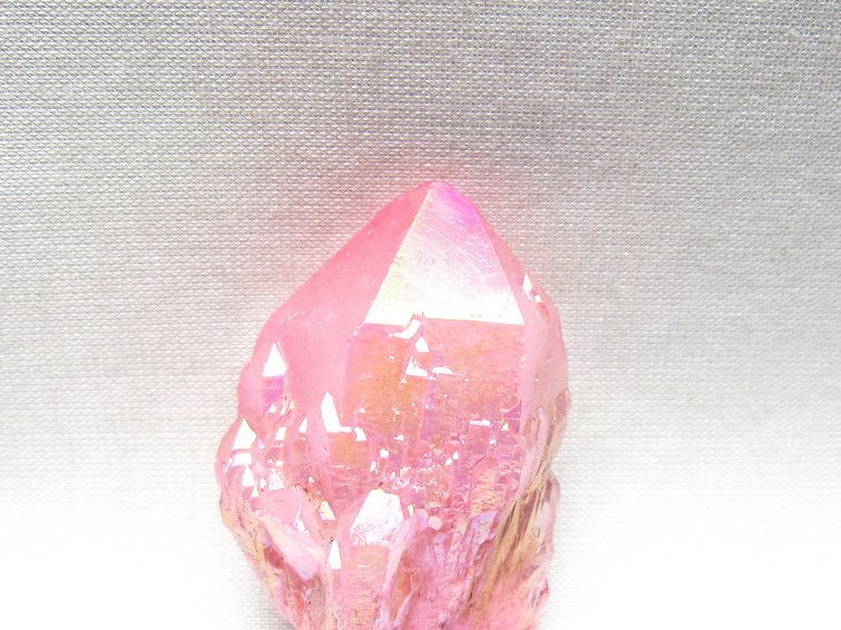 オーラクリスタル 原石 ローズピンク エレスチャル オーラ水晶 一点物 171-8592