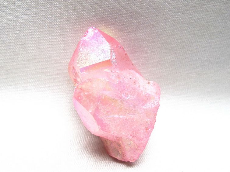 オーラクリスタル 原石 ローズピンク エレスチャル オーラ水晶 一点物 171-8593