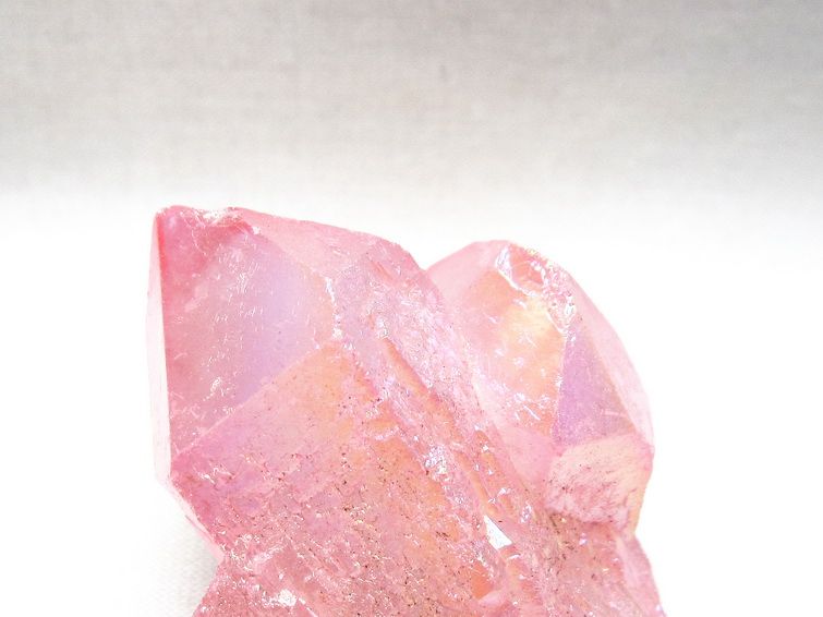 オーラクリスタル 原石 ローズピンク エレスチャル オーラ水晶 一点物 171-8593