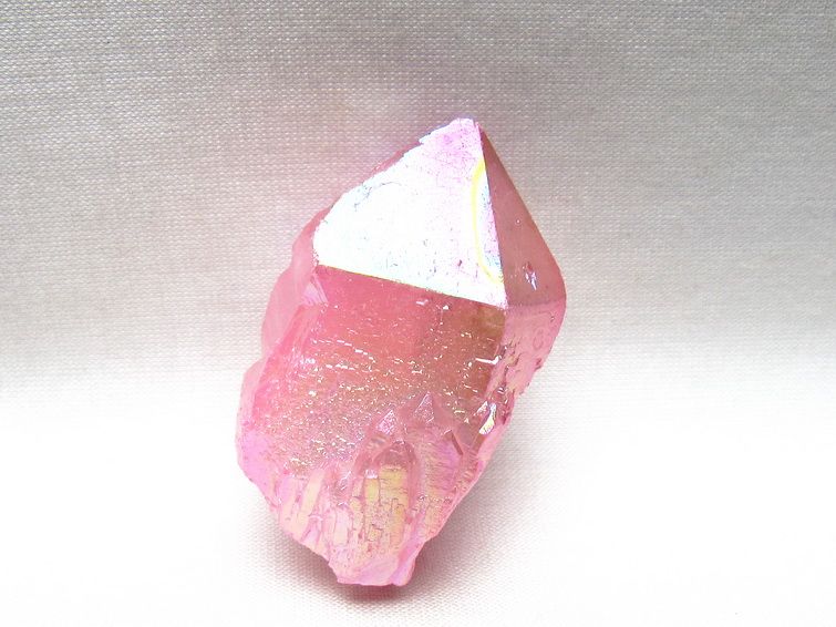 オーラクリスタル 原石 ローズピンク エレスチャル オーラ水晶 一点物 171-8594