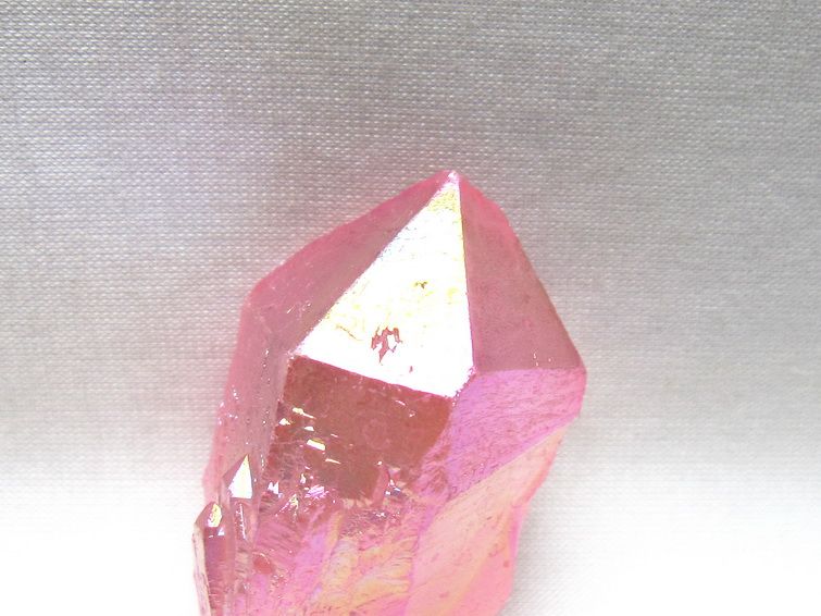 オーラクリスタル 原石 ローズピンク エレスチャル オーラ水晶 一点物 171-8594