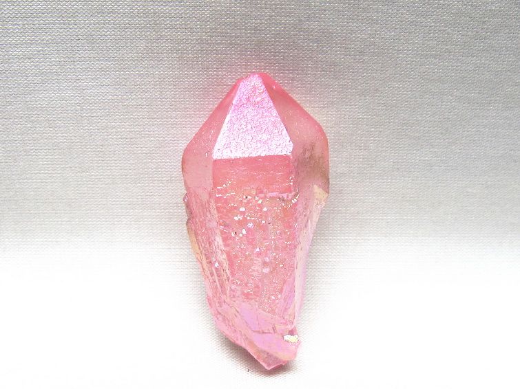 オーラクリスタル 原石 ローズピンク エレスチャル オーラ水晶 一点物 171-8595