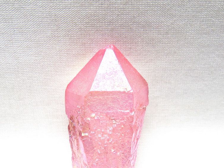 オーラクリスタル 原石 ローズピンク エレスチャル オーラ水晶 一点物 171-8595