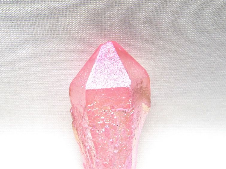 オーラクリスタル 原石 ローズピンク エレスチャル オーラ水晶 一点物 171-8595