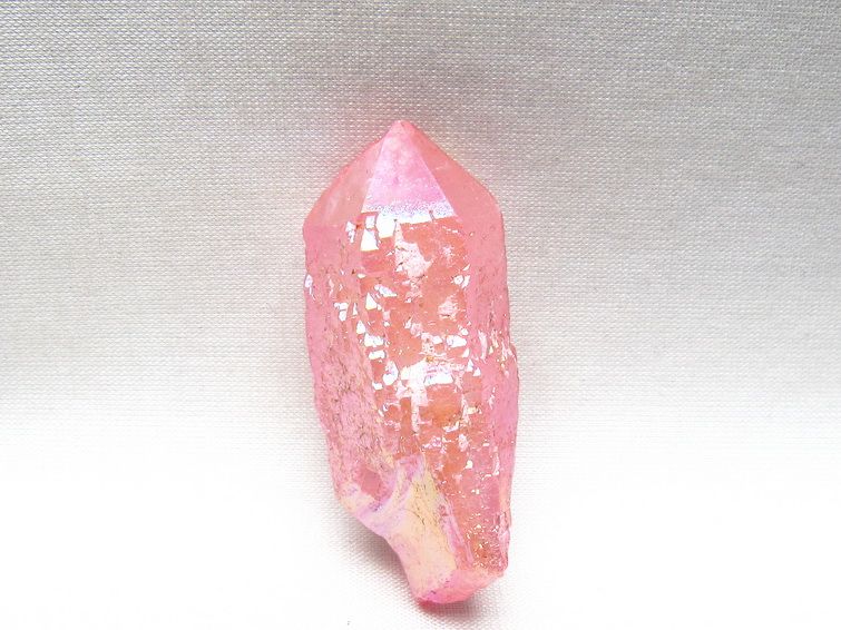 オーラクリスタル 原石 ローズピンク エレスチャル オーラ水晶 一点物 171-8596