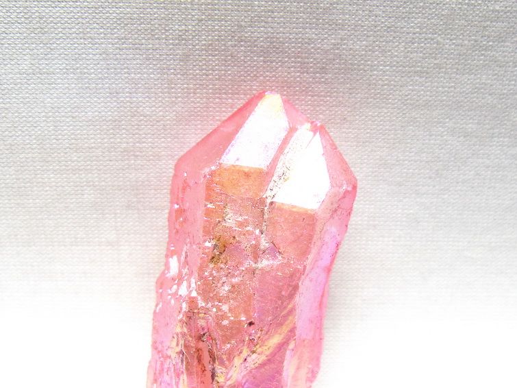 オーラクリスタル 原石 ローズピンク エレスチャル オーラ水晶 一点物 171-8596