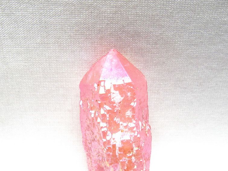 オーラクリスタル 原石 ローズピンク エレスチャル オーラ水晶 一点物 171-8596