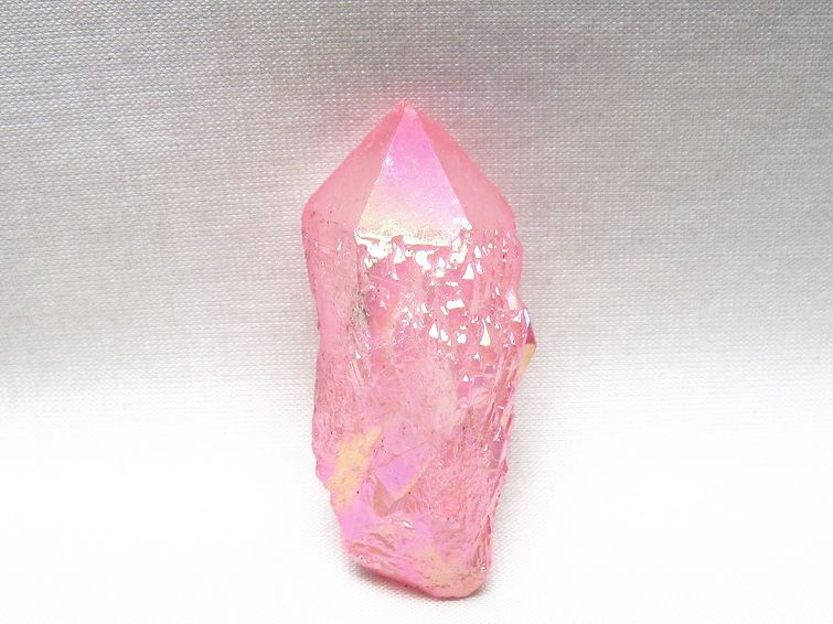 オーラクリスタル 原石 ローズピンク エレスチャル オーラ水晶 一点物 171-8598