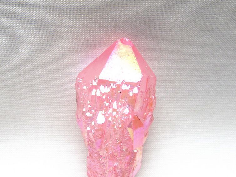 オーラクリスタル 原石 ローズピンク エレスチャル オーラ水晶 一点物 171-8598