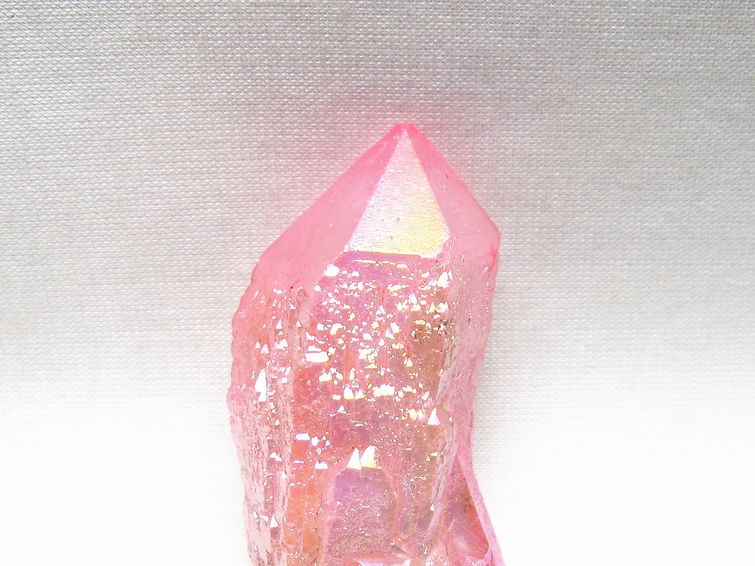 オーラクリスタル 原石 ローズピンク エレスチャル オーラ水晶 一点物 171-8600