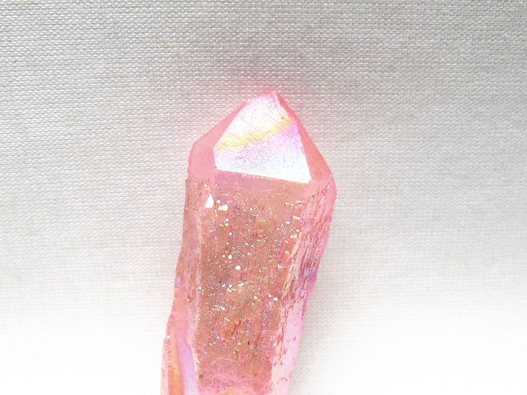 オーラクリスタル 原石 ローズピンク エレスチャル オーラ水晶 一点物 171-8601